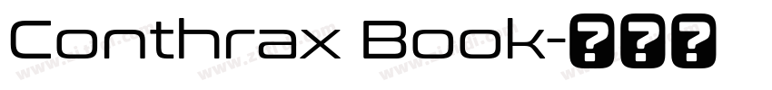 Conthrax Book字体转换